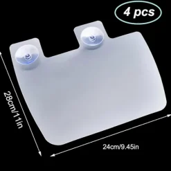 Svampar & Dukar-st. Diskpropp Vattenskydd för diskho Stänkskydd med starka plastkoppar - Sugkopp Vattenstänkskydd för diskho - Plast