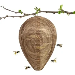 Otego Skadedjur & Insekter-2st Getingfällor giftfritt lockbete av papper, avskräckande för bin - Getingbo