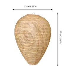 Otego Skadedjur & Insekter-2st Getingfällor giftfritt lockbete av papper, avskräckande för bin - Getingbo