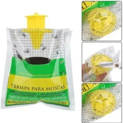 UNBRANDED Skadedjur & Insekter-4st hängande hopfällbar flugfälla + bete