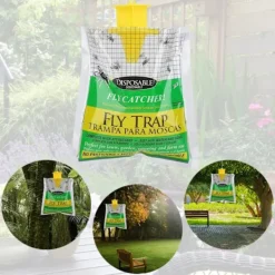 UNBRANDED Skadedjur & Insekter-4st hängande hopfällbar flugfälla + bete