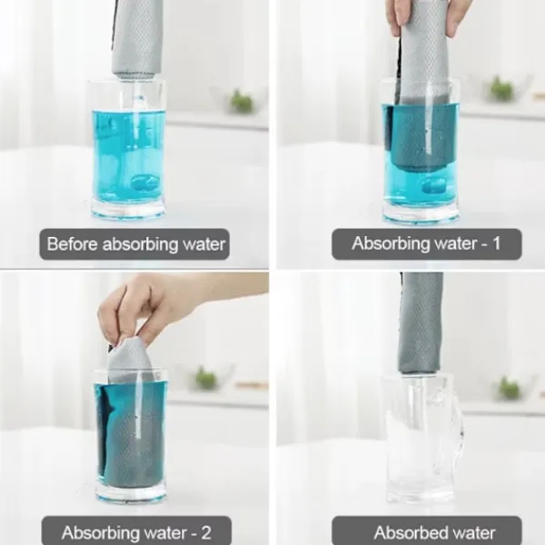 ATELA Svampar & Dukar-10st mikrofiber glasrengöringsduk trasa luddfri för fönster bil kök spegel inga spår återanvändbar fiskfjäll trasa polering 25*25cm