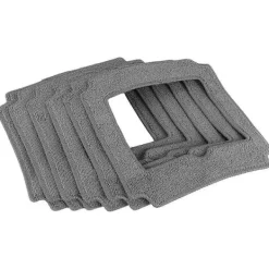 Svampar & Dukar-St Mop Duk Handduk Dammdamm Rengöringsduk för LIECTROUX YW509 Grå