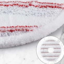 KOOLYou Städmoppar-3st mopppåfyllning för Vileda Spin And Clean Mopp, Byte av spinnmopphuvud, tvättbart återanvändbart mikrofibermopphuvud