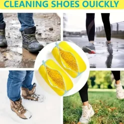 DAO Tvättillbehör-Stadig tvättmaskinspåse för skor av alla slag - Har dragkedja och en mjuk, skyddande insida, perfekt för sneakers och Eve [DB]