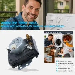 unbranded Torktumlare-Standard Torktumlare Klockkomponent Noggrannhetskontroll Permanent Plast Metall Byggnad