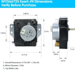 unbranded Torktumlare-Standard Torktumlare Klockkomponent Noggrannhetskontroll Permanent Plast Metall Byggnad