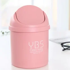 Soptunnor-Stationär mini soptunna liten papperskorg hushåll med papperskorgar skrivbord lila L L