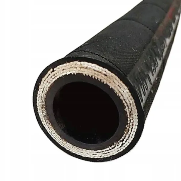 Rosfix Högtryckstvättar-SteelHose Black Pro 10M – Hogtrycksslang med Stalflata | M22 X M22 | 250 Bar | Kompatibel med Karcher HD HDS