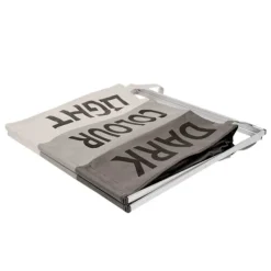 B2X Tvättillbehör-Stilren 3-delad Tvättkorg: Modern Design, Sortera & Förvara