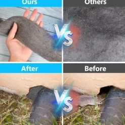 Skadedjur & Insekter-Ståltråd, 4 st 0000 stålull, 16m 100g Anti-mus stålull, Rengöringstråd för rengöring och polering av trä och glas, levereras med handskar