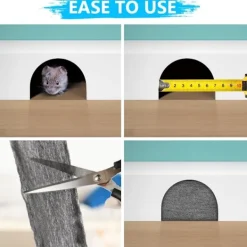 Skadedjur & Insekter-Ståltråd, 2 st 0000 stålull, 8m 100g Anti-mus stålull, Rengöringstråd för rengöring och polering av trä och glas, levereras med handskar