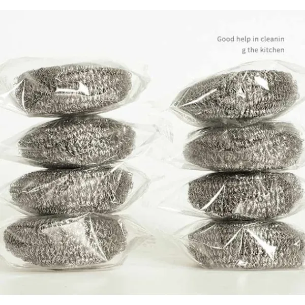 jq8 Rengöringsmedel-Stålull för Diskhon - 4-pack