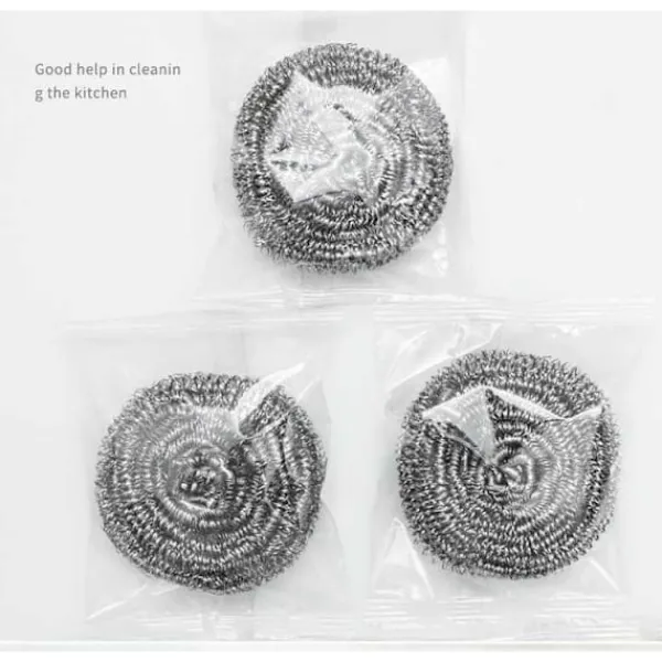 jq8 Rengöringsmedel-Stålull för Diskhon - 4-pack