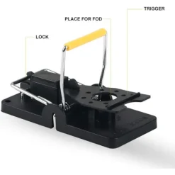 Skadedjur & Insekter-Stor Råttfälla, Återanvändbar Gnagarslösning, 6-pack