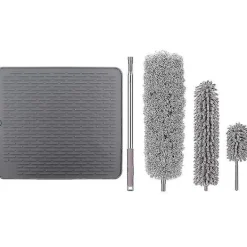 Rengöringsmedel-Stor Silikonunderlägg Mikrofiberdammset