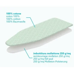 COLOMBO Strykjärn-Strykbräda - strykbord - överdrag till bord - COP530 - Reservöverdrag 140 x 55 cm