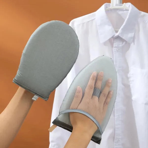 HEET Strykjärn-Strykjärnshandske för ångstrykjärn, Anti-Steam Värmeisolerande Vante med Fingerslinga 1PCS