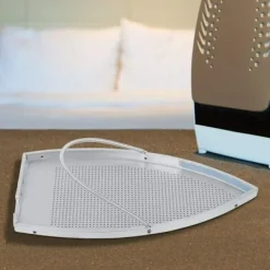 Strykjärn-Strykjärnsskydd, aluminiummaterial, strykskoskydd, stryksko, strykjärnsplatta non-stick strykskydd, för kontor för