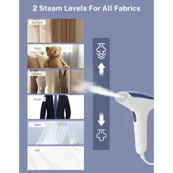 Ångtvättar-Strykmaskin Portabel Hushålls Ångborste Järn Blå