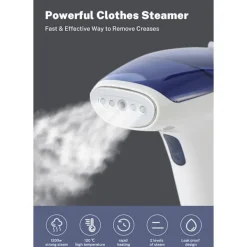 Ångtvättar-Strykmaskin Portabel Hushålls Ångborste Järn Blå