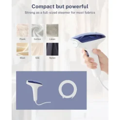 Ångtvättar-Strykmaskin Portabel Hushålls Ångborste Järn Blå