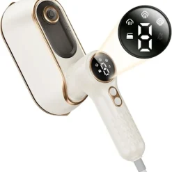 Strykjärn-Strykmaskin Portabel Mini LED-skärm 3-Nivå Justerbart Ångstrykjärn