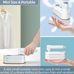 Ångtvättar-Strykningsmaskin Multifunktionell Digital Display Hushålls Ångstrykjärn