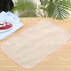 Strykjärn-Strykningsmatta Värmeskyddande Pressdyna Tyg Polyester för Hemtvätt Ljusrosa 40x60cm/15.75x23.62in