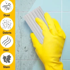 Svampar & Dukar-Super Dammsvamp, Magisk Dammtvättsvamp Våt Dammsvamp För Hushållsdammtvätt Persienner, Glas,