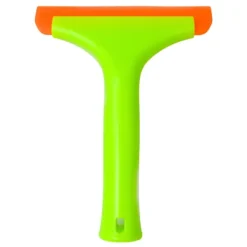 Fönsterrengöring-Supermjuk silikonskrapa, automatisk vattenskrapa, torkare, duschskrapa med långt handtag, lämplig för bilvindrutor, fönster, speglar