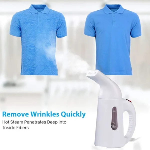 Ångtvättar-(Svart) Mini Handhållen Hängande Maskin, Kompakt Snabb Förvärmningsångare