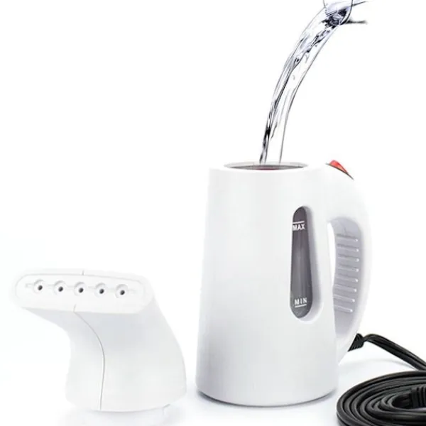 Ångtvättar-(Svart) Mini Handhållen Hängande Maskin, Kompakt Snabb Förvärmningsångare