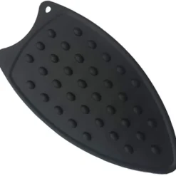 Strykjärn-Svart silikon strykjärnsunderlägg värmebeständig platta för ångstrykjärn