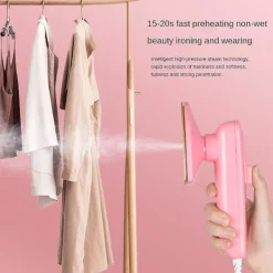 Strykjärn-(Svart)Plast Strykjärn, Bärbar Handhållen För Hushåll M