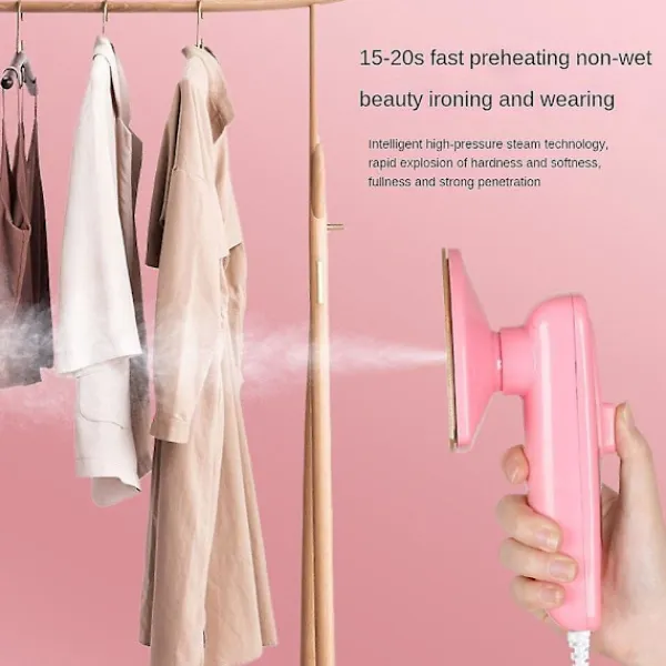 Strykjärn-(Svart)Plast Strykjärn, Bärbar Handhållen För Hushåll M