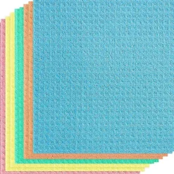 FMYSJ Svampar & Dukar-Svenska Disktrasor - 10-pack Miljövänliga Rengöringsdukar - Absorberande och Återanvändbara (FMY) 10