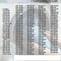 Torktumlare-T1 Torkfilter 9164761 Ersättningsdel 10-Filter Kit