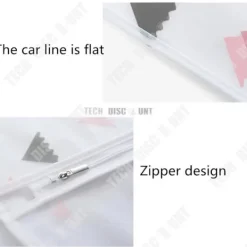 TECH DISCOUNT Tvättillbehör-TD® plaggskyddsdräkt Dammtät Peva tjock förvaringsväska Klädfodral Resa Vattentät Skyddsbärande tvätt