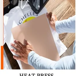 Strykjärn-Teflonark för värmepress - 2-pack Non Stick ugnsfolie Teflonark Re