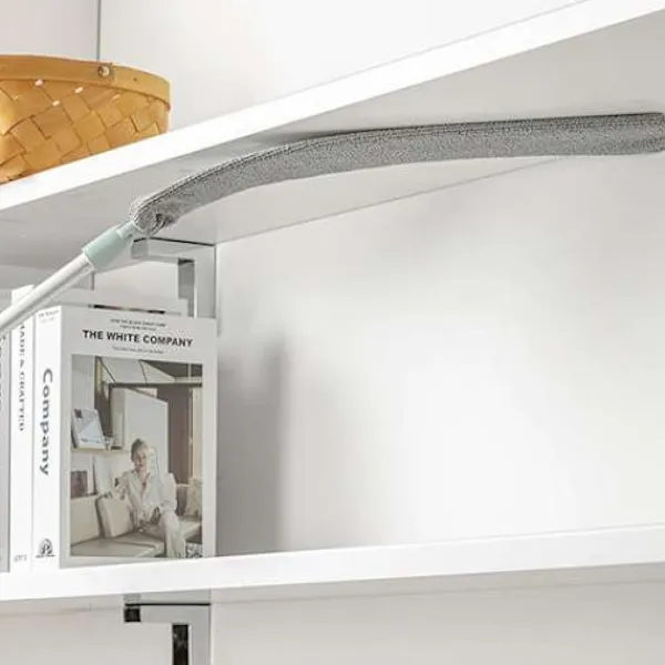 Unbranded Städmoppar-Telescopic dust brush with two attachments - Enklare rengöring under soffan - Städmopp - Easyclean - Dammvippa