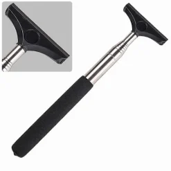 Fönsterrengöring-Teleskopisk backspegelskrapa med utdragbar stång fönsterrengöringsskrapa