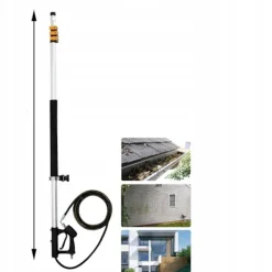 Rosfix Högtryckstvättar-Teleskopisk Tvättlans 1,5-6,3M – 4000 PSI | Aluminium | 5 Munstycken | Kompatibel med Karcher HD HDS