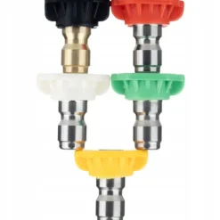 Rosfix Högtryckstvättar-Teleskopisk Tvättlans 1,5-6,3M – 4000 PSI | Aluminium | 5 Munstycken | Kompatibel med Karcher HD HDS