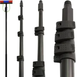 Fönsterrengöring-Teleskopstång för vattenmatad fönsterputsning - 7,30m