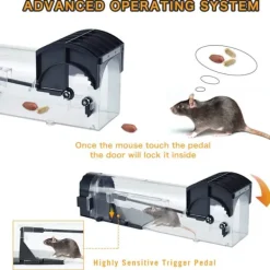 Generic Skadedjur & Insekter-Återanvändbar Råttfälla Musfälla Giftfri Miljövänlig one size