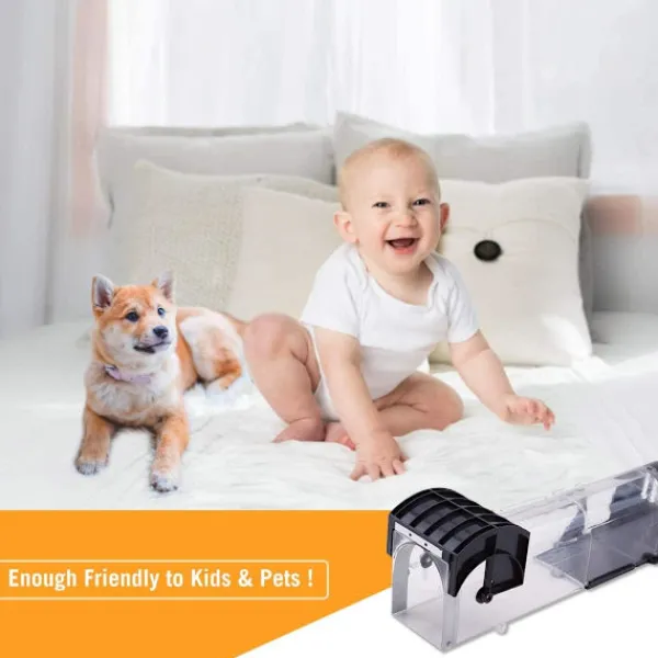 Generic Skadedjur & Insekter-Återanvändbar Råttfälla Musfälla Giftfri Miljövänlig one size