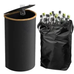 Soptunnor-Återvinningskärl Kompatibel med Kök, Återvinningskärl med 1 Avtagbar och Återanvändbar Innerpåse, Stor Återvinningskärl med Lock Kompatibel med Flaska | Fyndiq