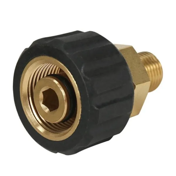 OCEAN Högtryckstvättar-T&F Högtryckstvätt Adapter M22 till M22 / 3/8" / 1/4" Snabbkoppling för Sprutpistol
