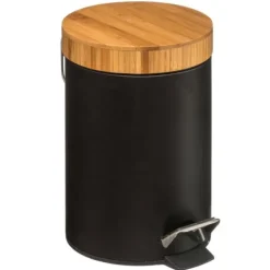 Soptunnor-TG Pedalhink, Bambu och Metall 3L - Kompatibel med TG, Svart[JUN]